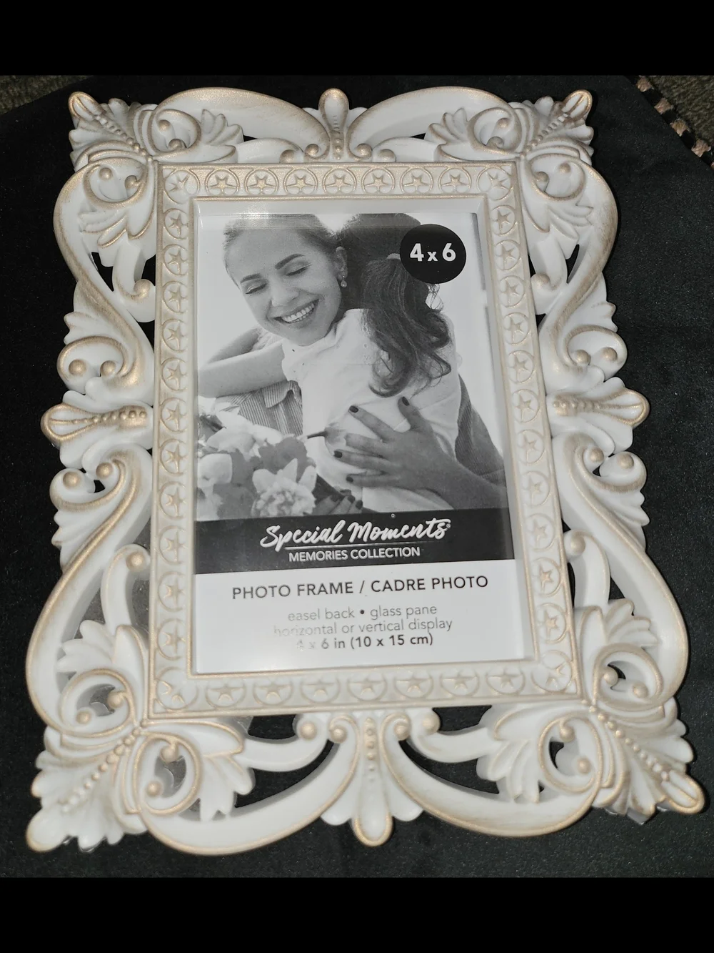 Special Moments White Ornate Decorative Photo Frame